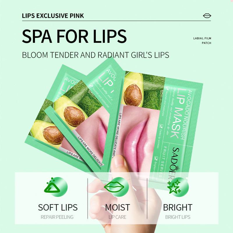 Avocado Nourish Lip Mask – Spa Treatment for Soft, Radiant Lips